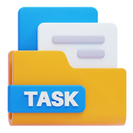 Task folder  3D Icon
