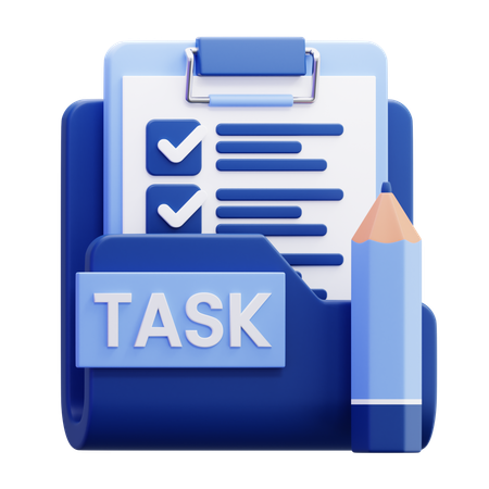 Task Folder  3D Icon