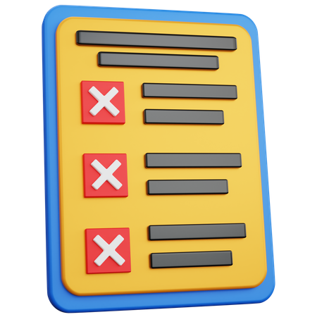 Task List  3D Icon