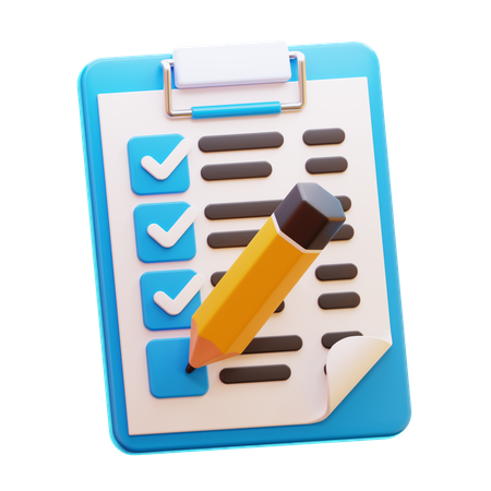 TASK LIST  3D Icon