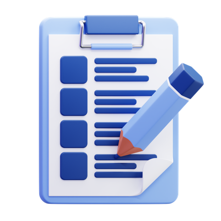 Task List  3D Icon