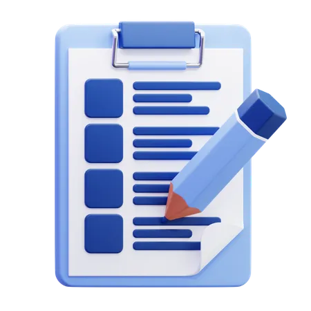 Task List  3D Icon