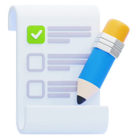 Task list  3D Icon