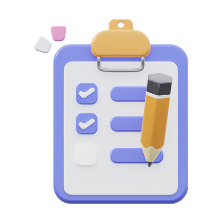 Task List  3D Icon