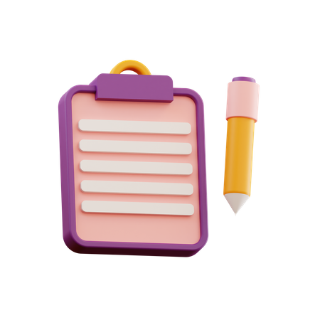 Task List  3D Illustration