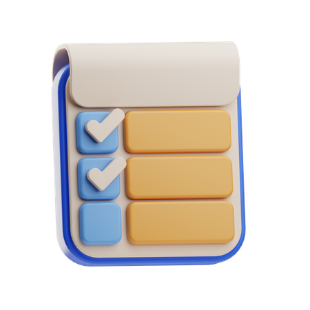 Task Management  3D Icon