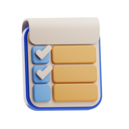 Task Management  3D Icon