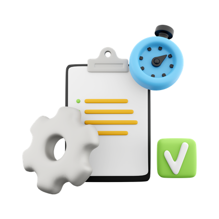 Task Management  3D Icon
