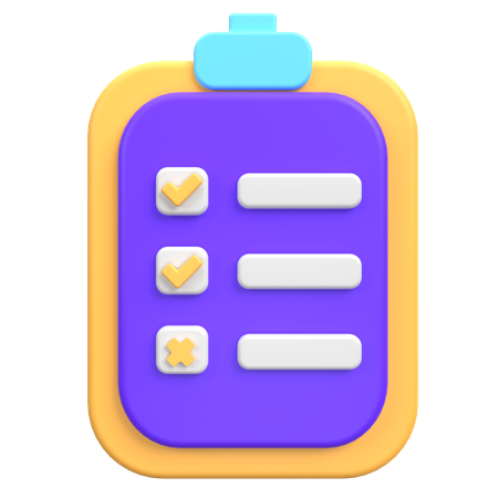 Task management  3D Icon