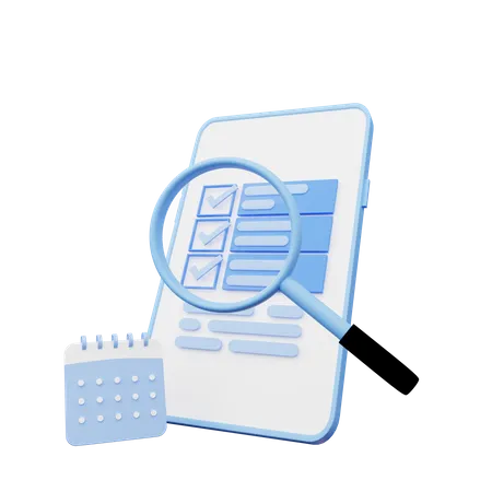 Task Management  3D Illustration