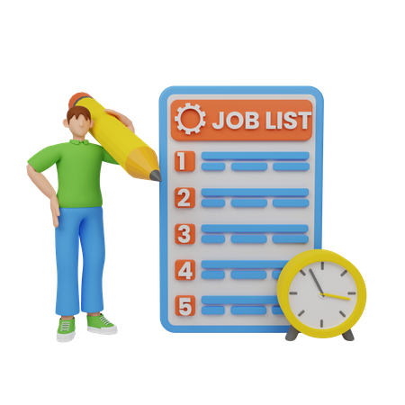 Task managment  3D Icon