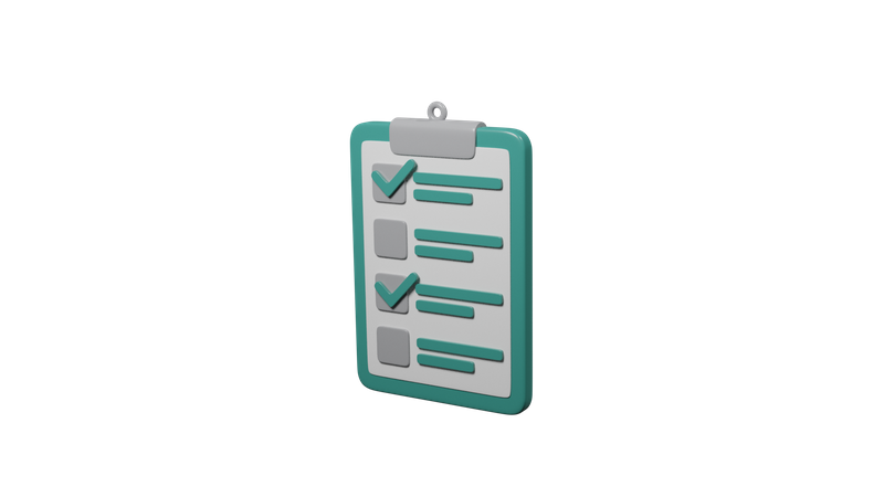 Task medical  3D Icon