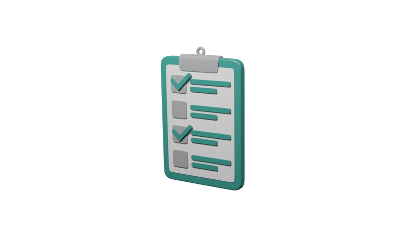 Task medical  3D Icon