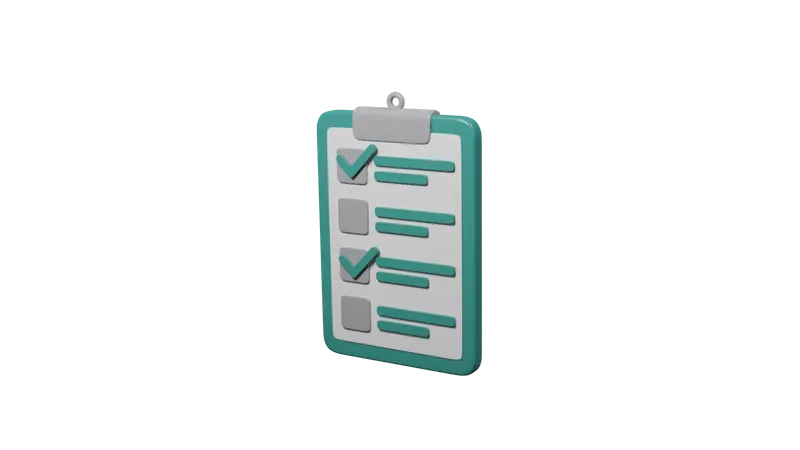 Task medical  3D Icon