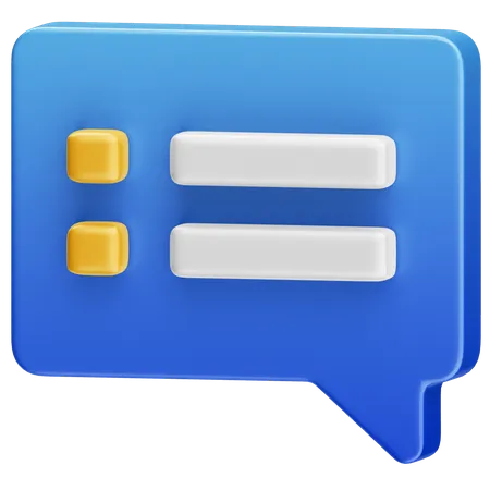 Task Message  3D Icon