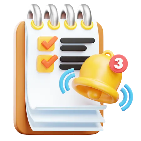 Task Notification  3D Icon