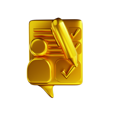 Task Reminder  3D Icon