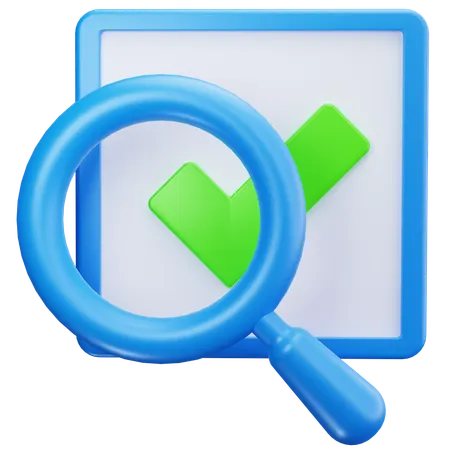 Task Search  3D Icon