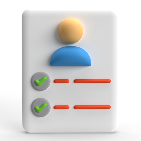 Task Tick  3D Icon