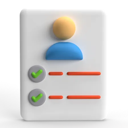 Task Tick  3D Icon