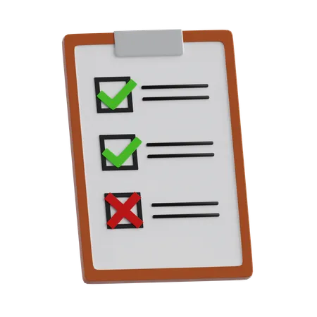 Tasklist  3D Icon