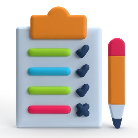 Tasklist  3D Icon