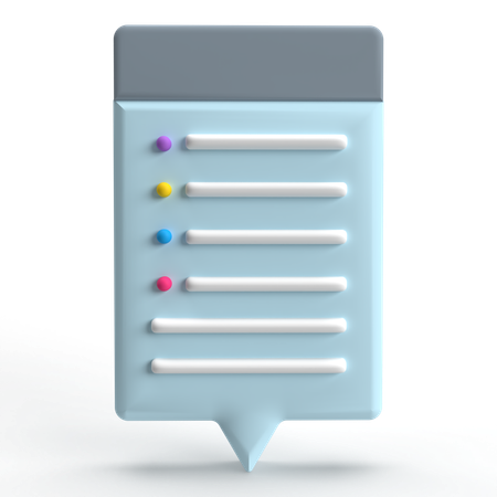 Tasklist  3D Icon