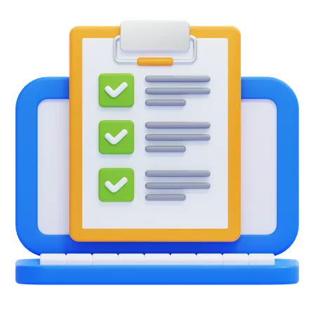 Tasks  3D Icon