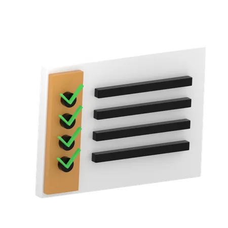 TASKS  3D Icon