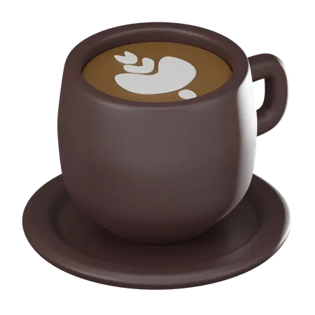 Tasse à café au lait  3D Icon