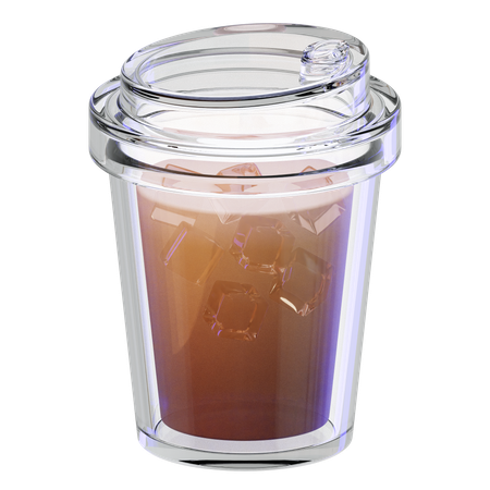 Tasse à café transparente  3D Icon