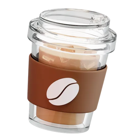 Tasse à café transparente  3D Icon