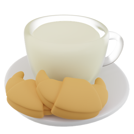 Tasse de lait  3D Icon