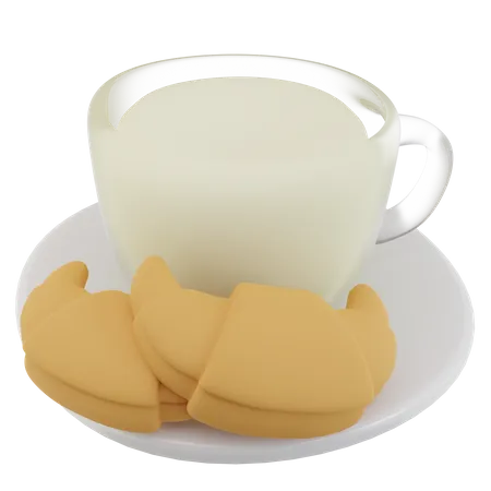 Tasse de lait  3D Icon