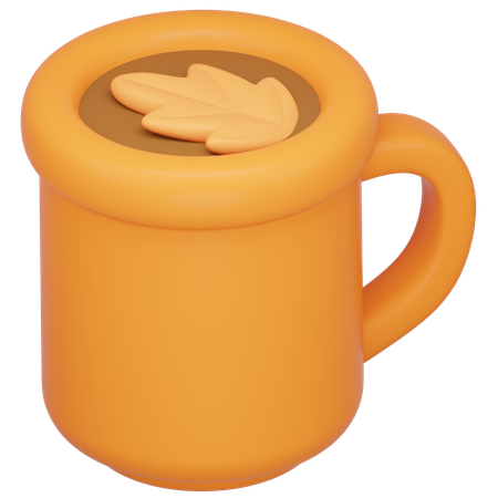 Tasse d'automne  3D Icon