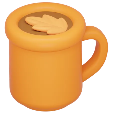 Tasse d'automne  3D Icon