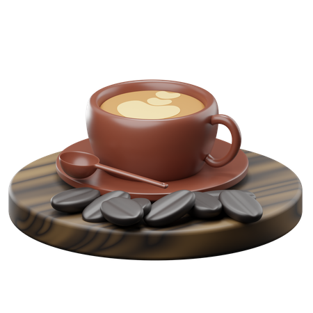 Tasse de café  3D Illustration