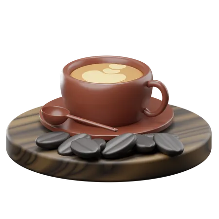 Tasse de café  3D Illustration