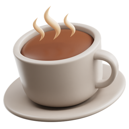 Tasse de café chaud  3D Icon