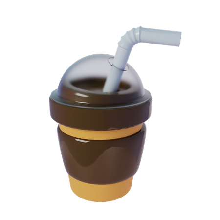 Tasse de café froid  3D Icon