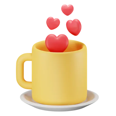 Tasse de mariage  3D Icon