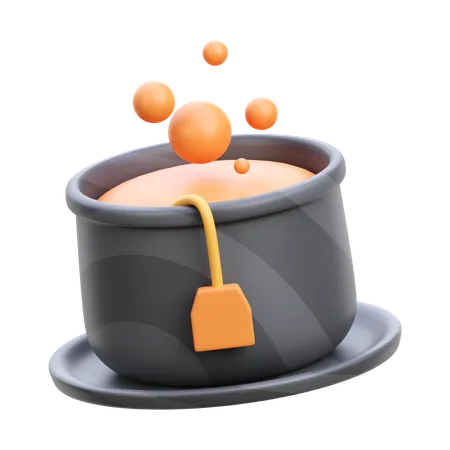 Tasse de thé chaud  3D Icon