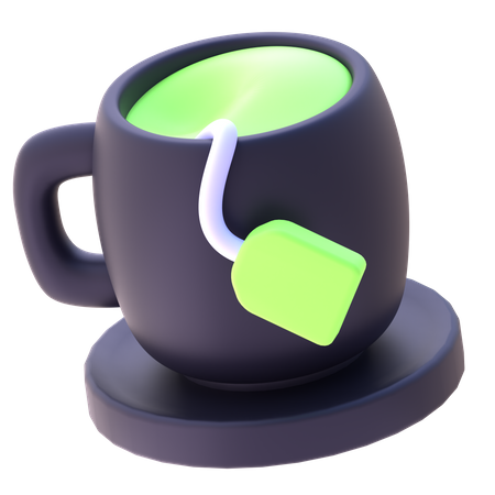 Tasse de thé vert  3D Icon