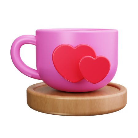 Tasse de la Saint-Valentin  3D Icon