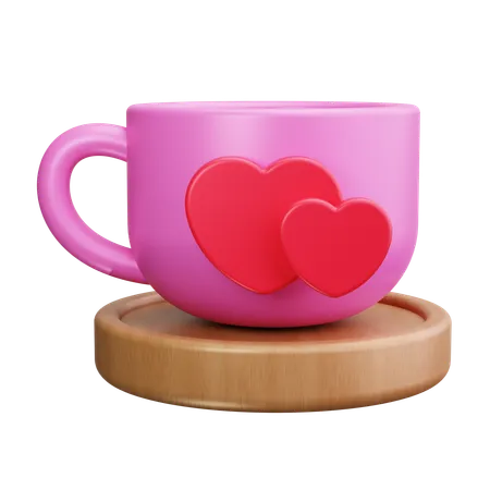 Tasse de la Saint-Valentin  3D Icon