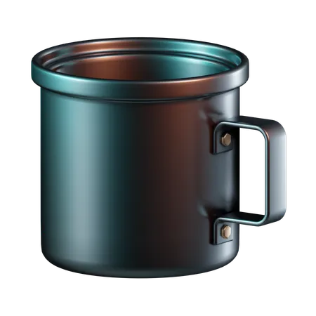 Tasse en acier  3D Icon