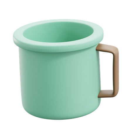 Tasse en acier  3D Icon