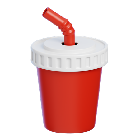 Tasse für Erfrischungsgetränk  3D Icon