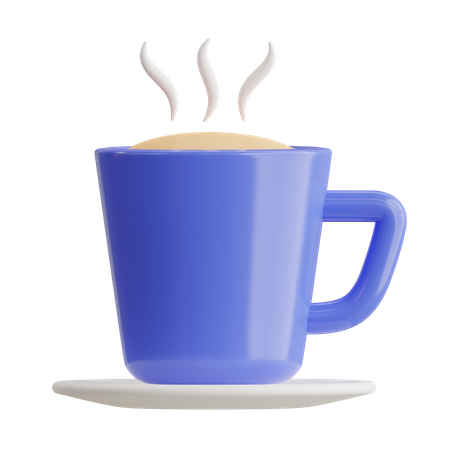 Heiße Kaffeetasse  3D Icon