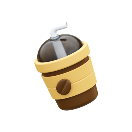 Kalte tasse kaffee  3D Icon